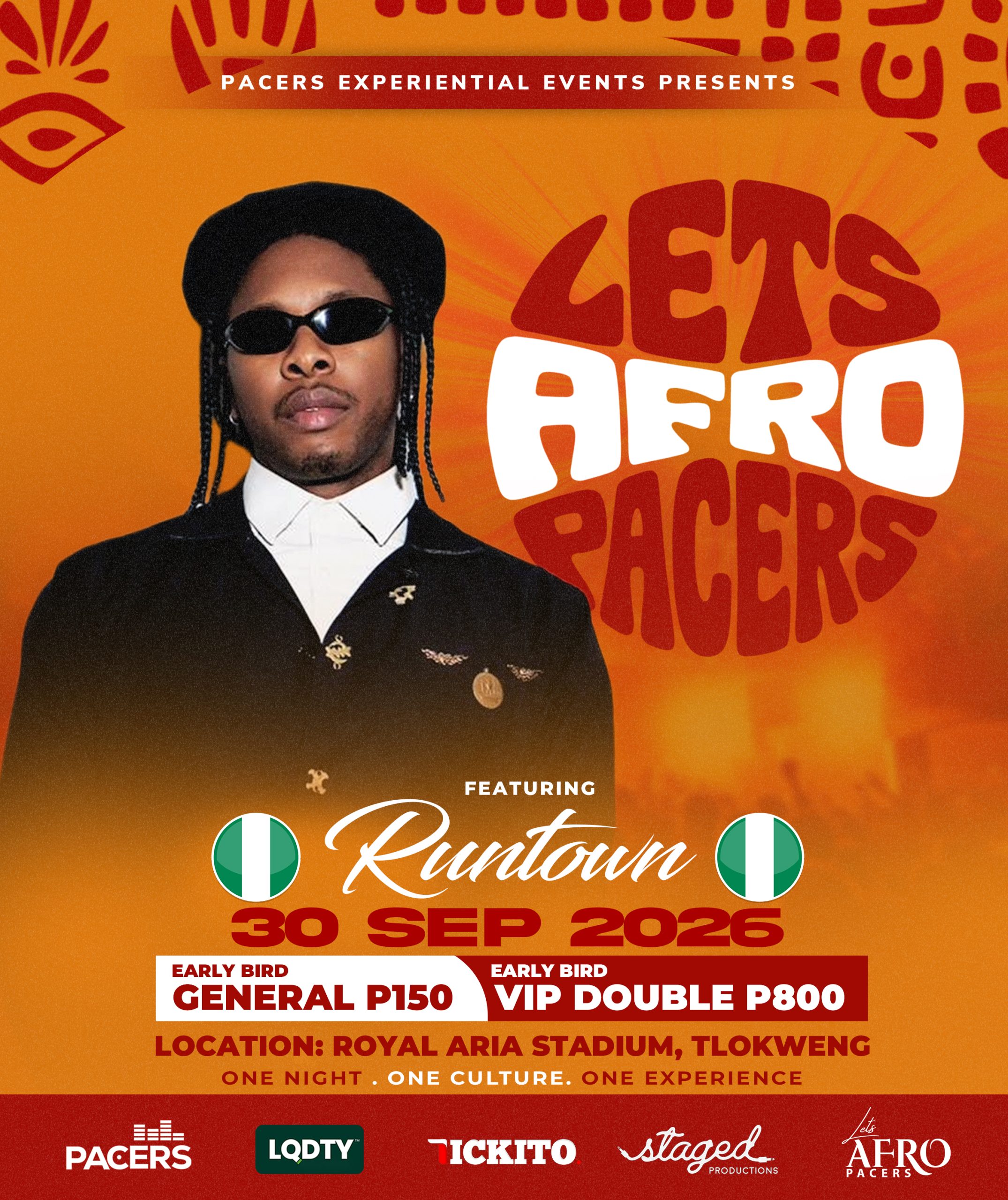RUNTOWN - LET'S AFRO 2026 ARTISTS GC_